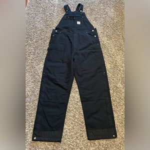 NWT! Carhartt Loose Fit Duck Insulated Bib Overall | Size L / Regular